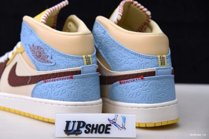 x Fearless Maison  Chateau Mid Jordan High 1 Rouge CU2803-200 Air 0219